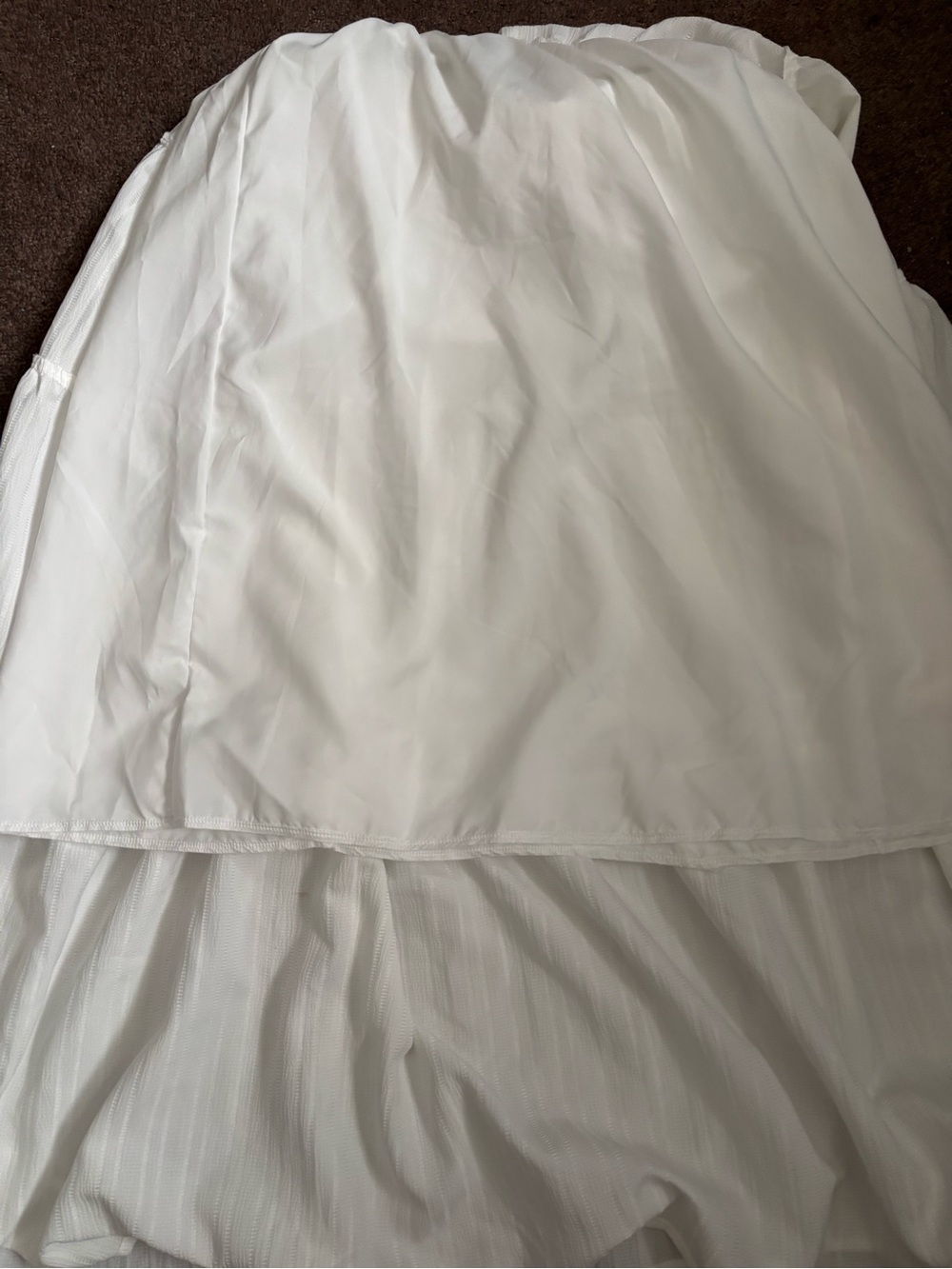 Women's White Tiered Maxi Skirt - Picture 3 of 3